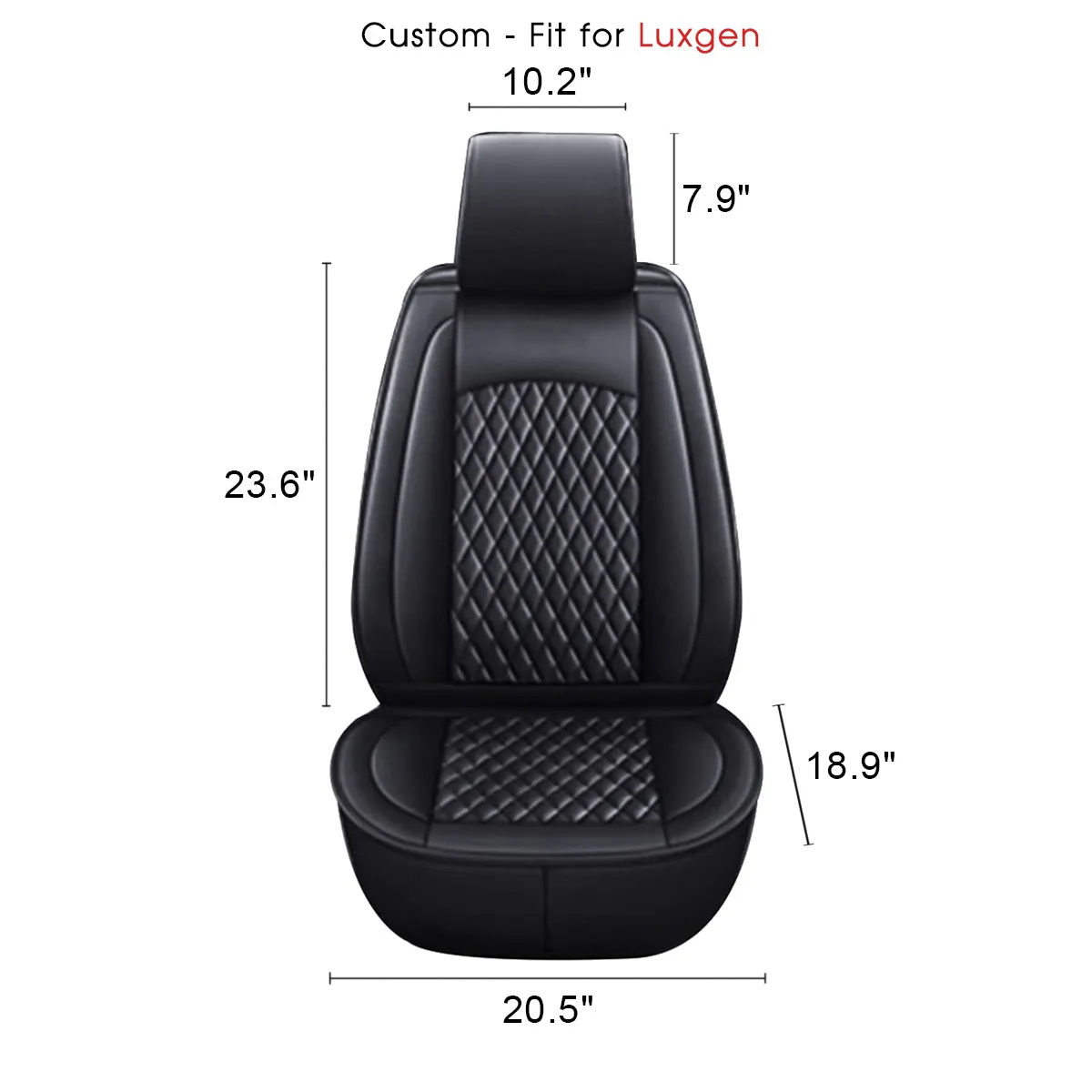 2 Car Seat Covers Full Set, Custom-Fit For Car, Waterproof Leather Front Rear Seat Automotive Protection Cushions, Car Accessories DLLE211