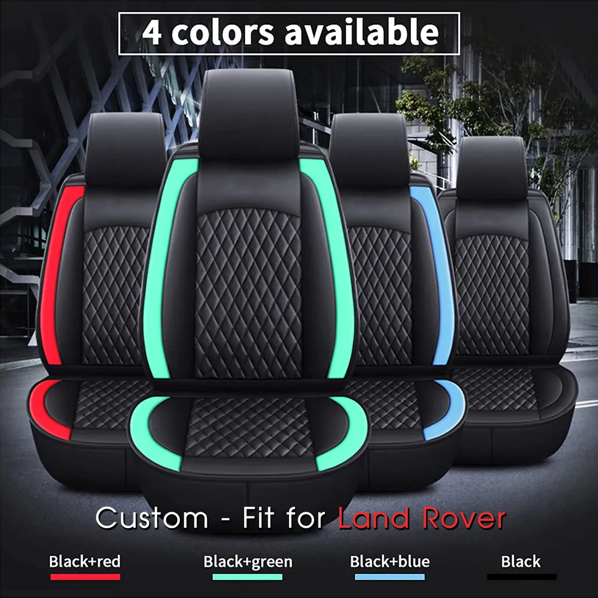 2 Car Seat Covers Full Set, Custom-Fit For Car, Waterproof Leather Front Rear Seat Automotive Protection Cushions, Car Accessories DLLR211