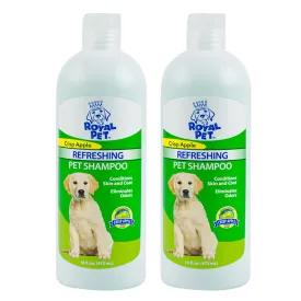 2X Natural Pet Dog Shampoo Medicated Antibacterial Odor Eliminator 32oz USA Made