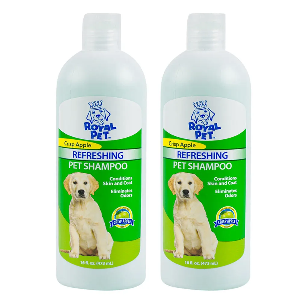 2X Natural Pet Dog Shampoo Medicated Antibacterial Odor Eliminator 32oz USA Made