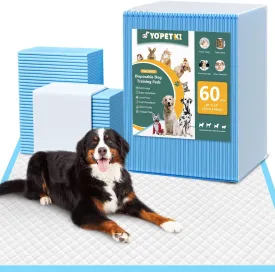 60 Count Extra Large Dog Pee Pads 28" x 34", Super Absorbent X-Large Puppy Pads Disposable Dogs Training Pads, Quick Drying Leak-Proof Dog Potty Pads for Doggies Puppies Cats