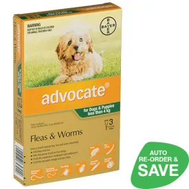 Advocate Small Dogs and Puppies under 4kg - 3 pack