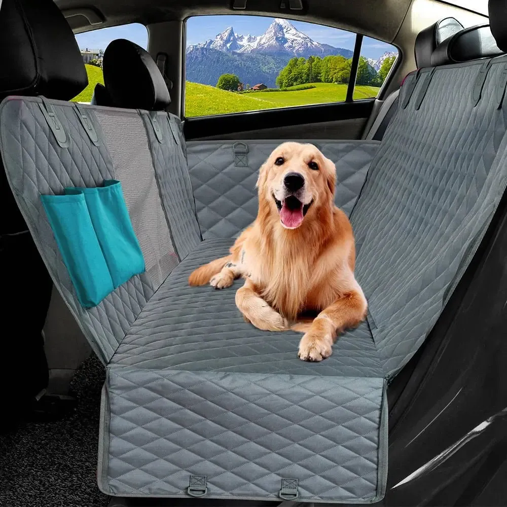 Anniepaw Waterproof Dog Car Seat Cover Rear Hammock Safety Mat for Pets