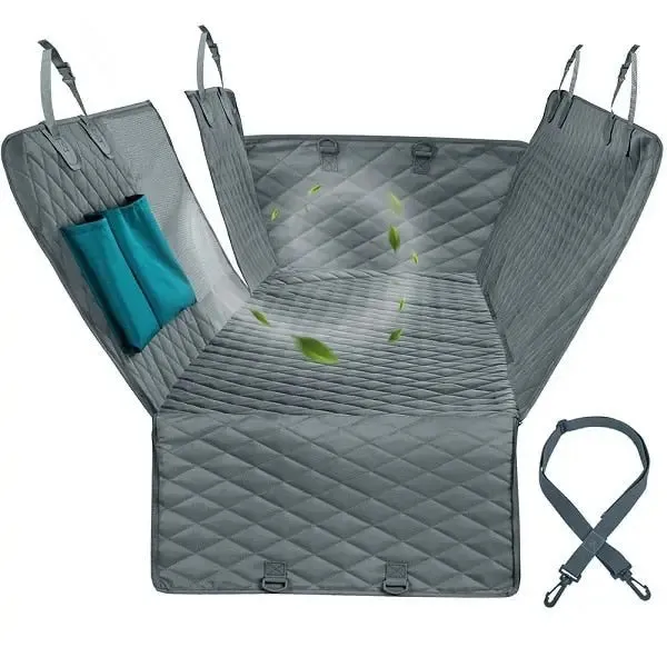Anniepaw Waterproof Dog Car Seat Cover Rear Hammock Safety Mat for Pets