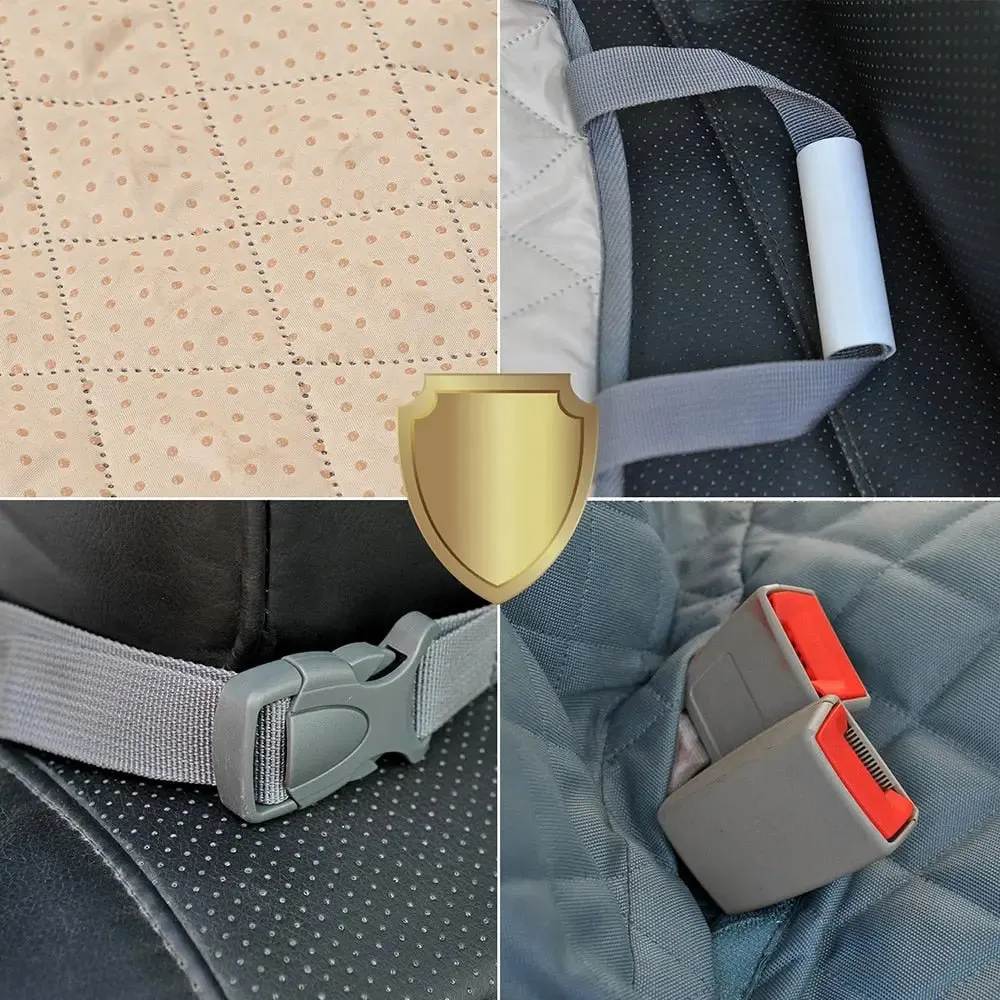 Anniepaw Waterproof Dog Car Seat Cover Rear Hammock Safety Mat for Pets