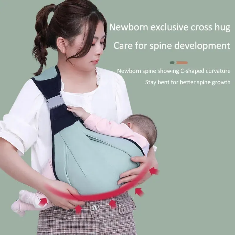 Baby Sling Ergonomic Safe And Secure M Position Comfortable Baby Wearing Career
