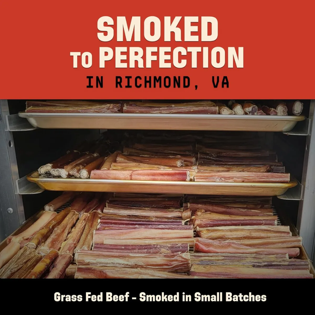 Barkworthies Smoked Beef Trachea Dry Dog Treat 6” 3-Pack