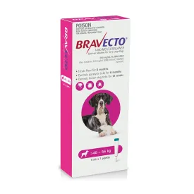 Bravecto Spot On For Dogs Pink 40-56kg
