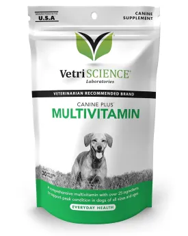 Canine Plus MultiVitamin, 30 Bite-Sized Chews