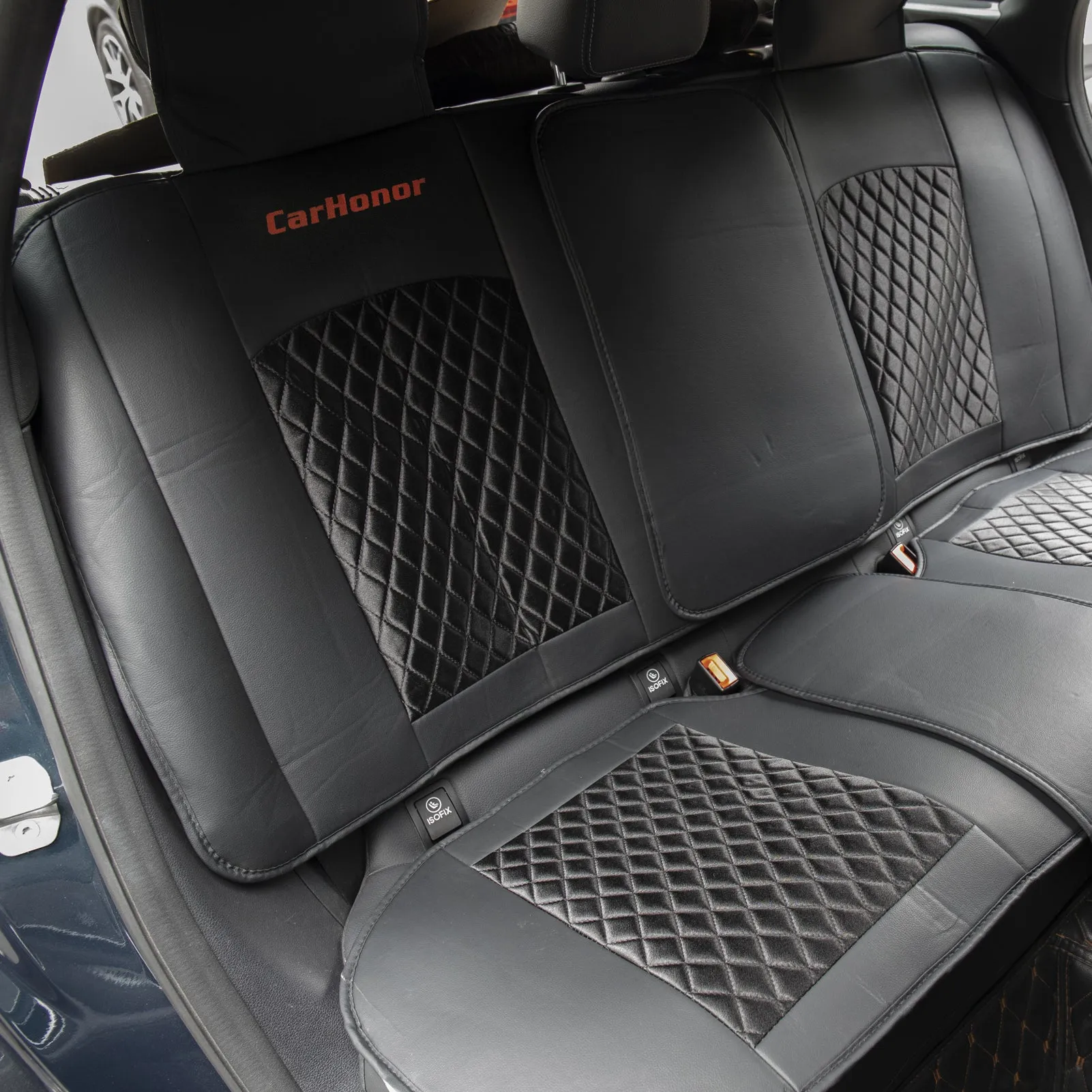 CarHonor Waterproof Rear Bench Car Seat Cover