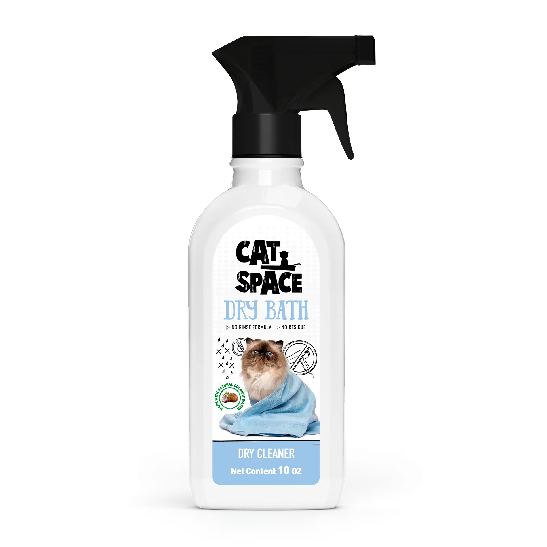 Cat Space Dry Bath Shampoo - 295ml