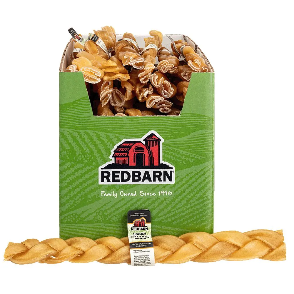 Collagen Braid Dog Chews - 12in