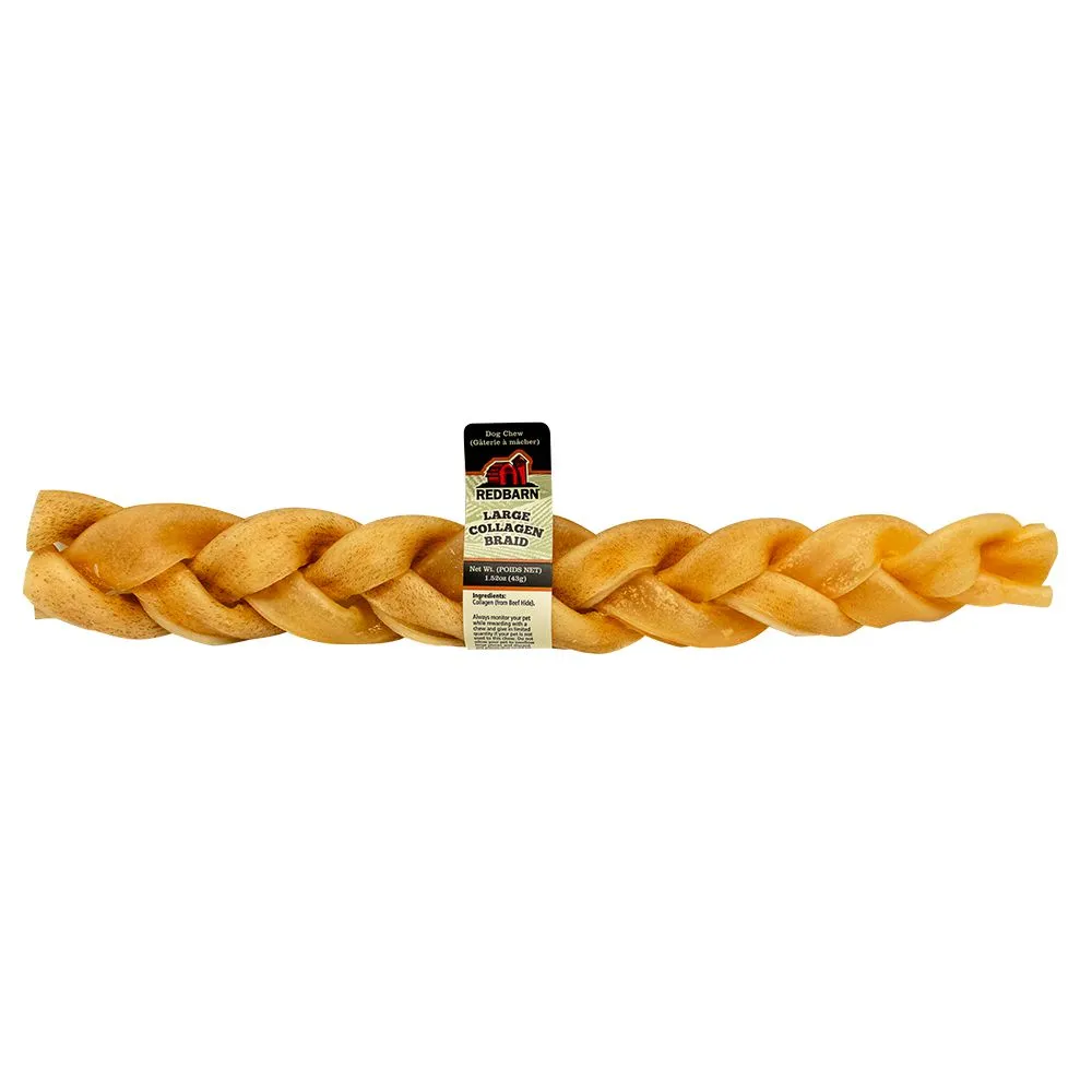 Collagen Braid Dog Chews - 12in