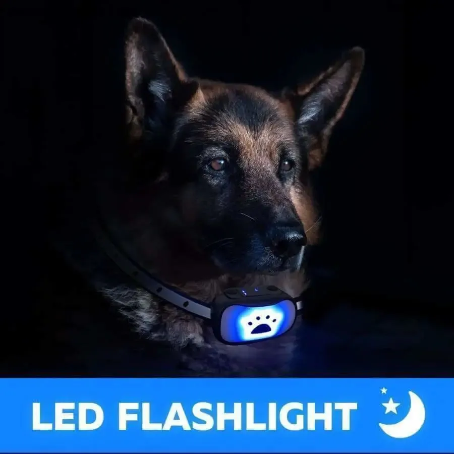 Collar Dog Bark Anti No Barking Shock Training Pet Control Rechargeable Small