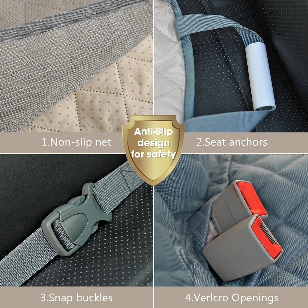 Dog Car Seat Cover View Mesh Waterproof Pet Carrier