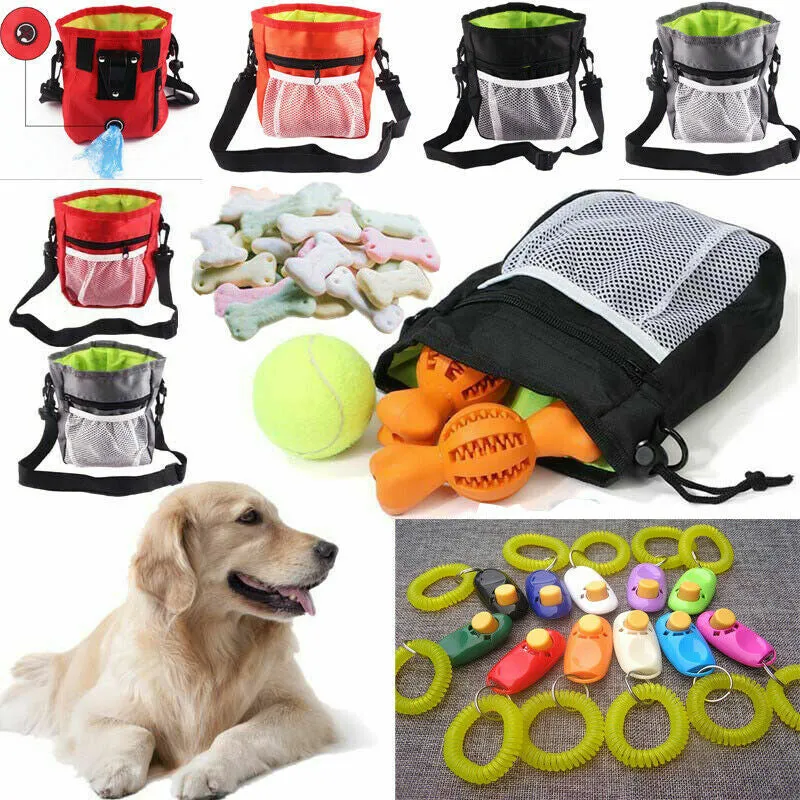 Dog Training Treat Pouch – Waist Belt Snack Bag for Walking