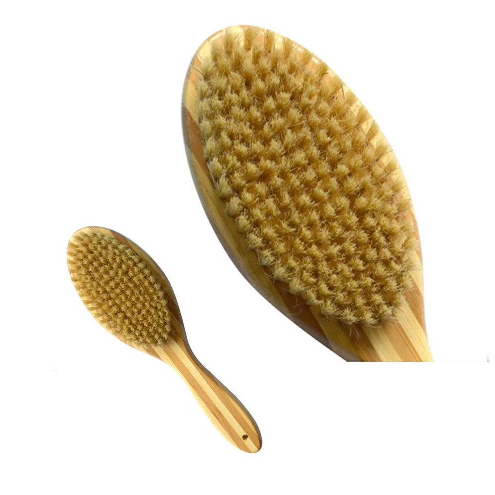 Double-Sided Pin & Bristle Brushes for Dogs & Cats, Pets Grooming Comb with Wooden/Bamboo Handle, Cleaning Pets Shedding and Dirt for Long Hair & Short Hair, Deshedding Tool