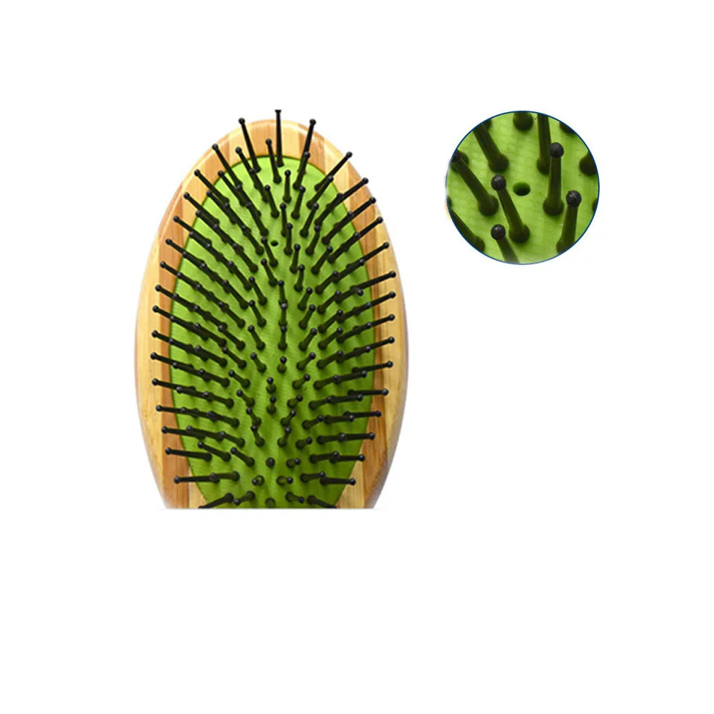 Double-Sided Pin & Bristle Brushes for Dogs & Cats, Pets Grooming Comb with Wooden/Bamboo Handle, Cleaning Pets Shedding and Dirt for Long Hair & Short Hair, Deshedding Tool
