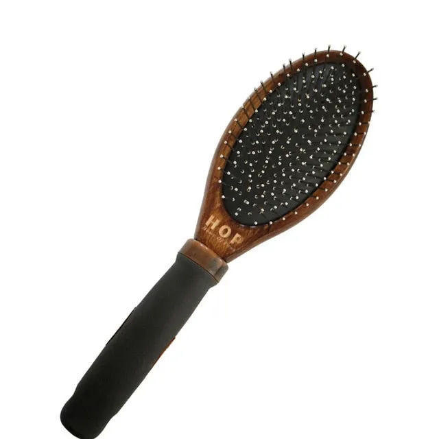 Double-sided Wood Fur Bristle Brush
