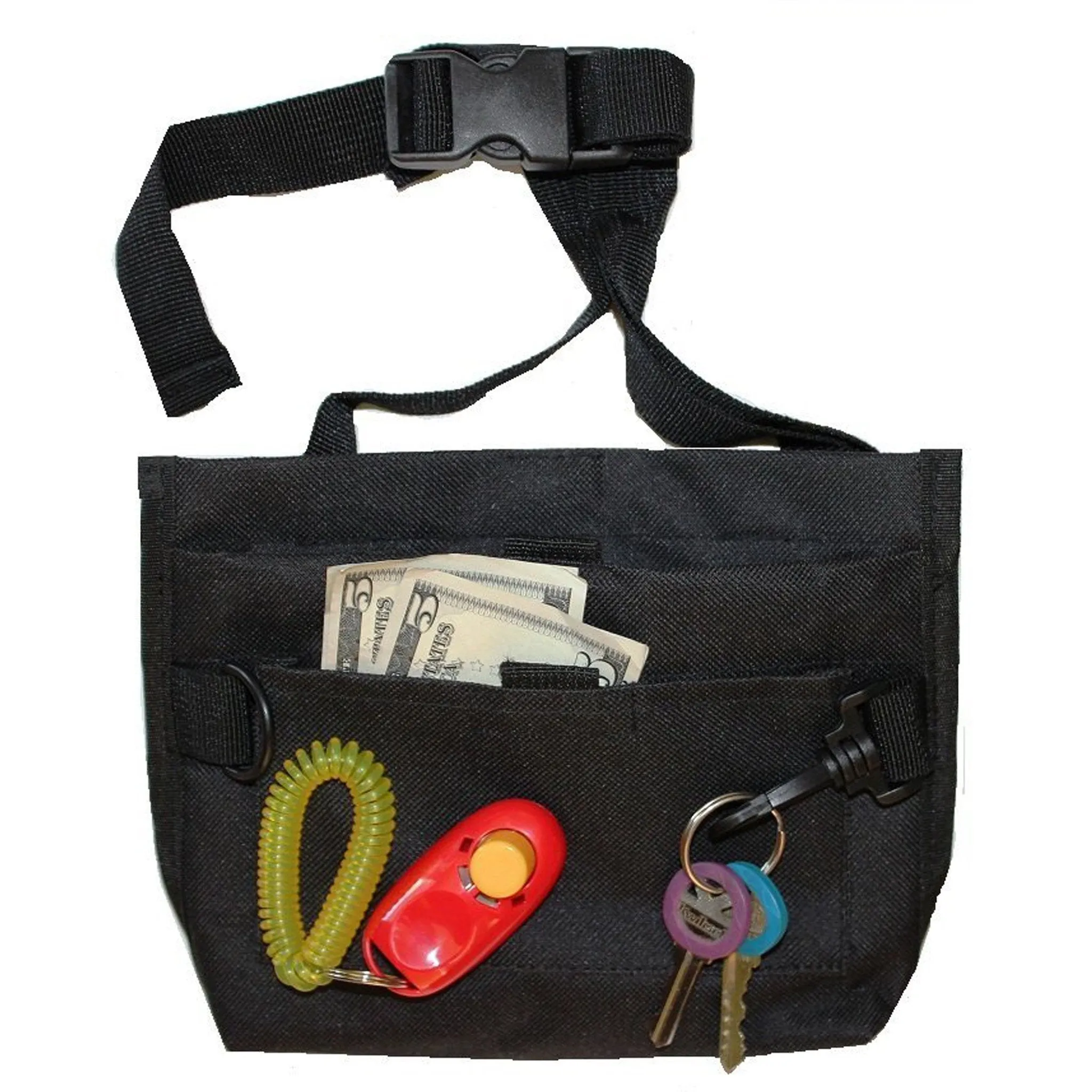 Durable Dog Training Treat Pouch, with FREE Training Clicker