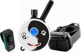 E-Collar Dog Training Collar, Rechargeable Remote   Finger Clicker, for Small to Medium Dogs, Humane Tapping Stimulation, 100 Levels, Tone, Light, 1/2 Mile 1 Dog, Zen
