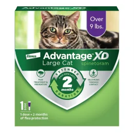 Elanco Advantage XD Extended Large Cat 2-Month 1-Dose Flea and Tick Spot-on Treatment - 9  Lbs