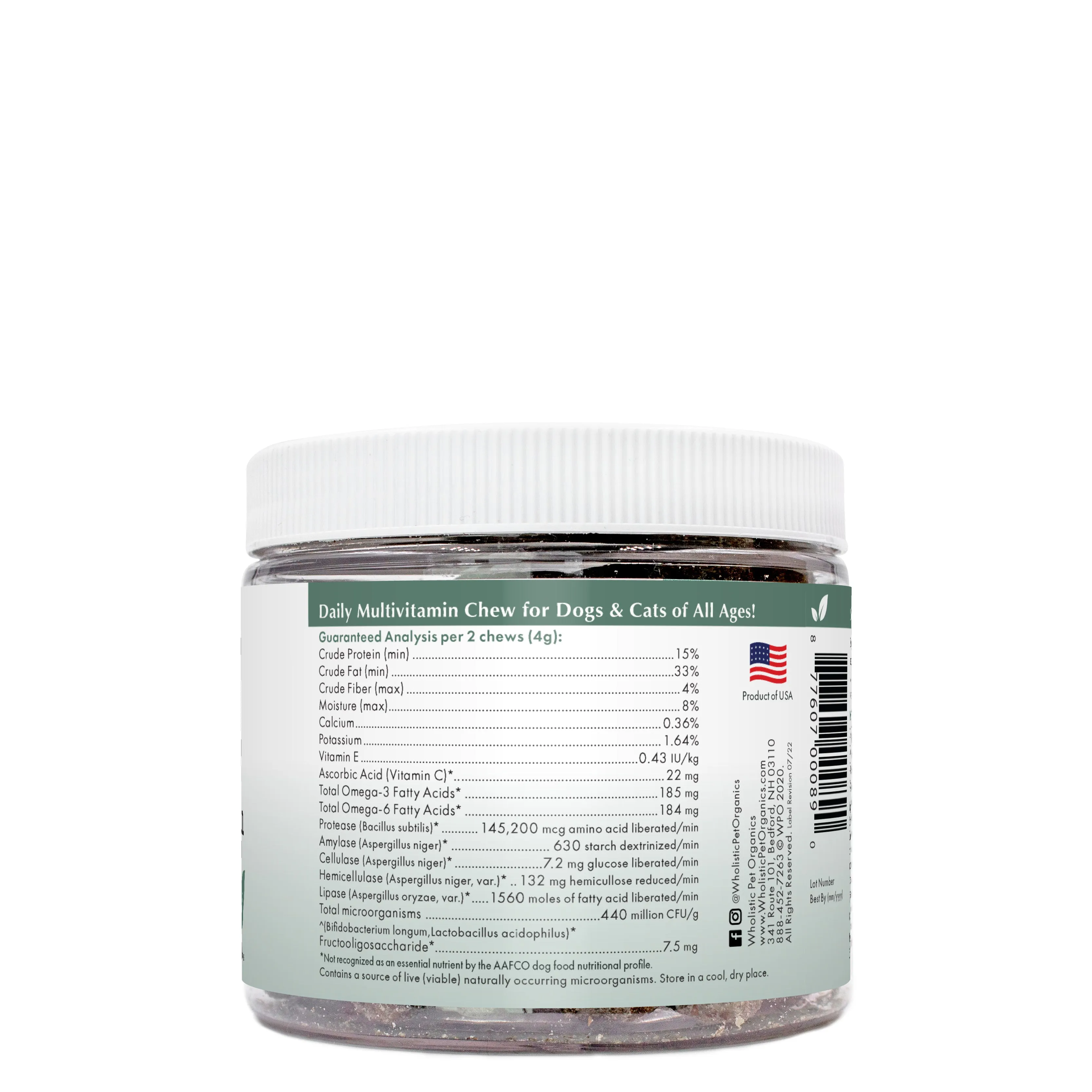 Enhanced Daily Multivitamin Soft Chews (formerly Canine Complete™)