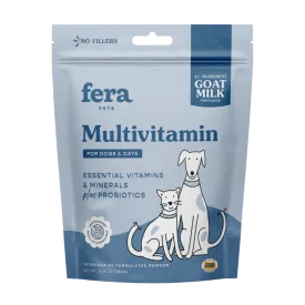 Fera Pet Organics Dog and Cat Supplement, Multivitamin Goat Milk Topper