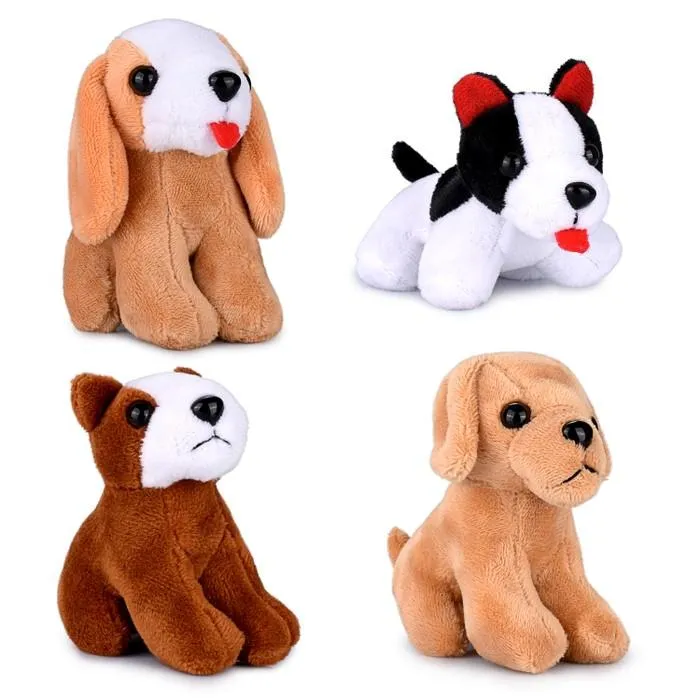 Hakol Dog House Educational Toy With 4 Squishy and Barking Puppies Playset