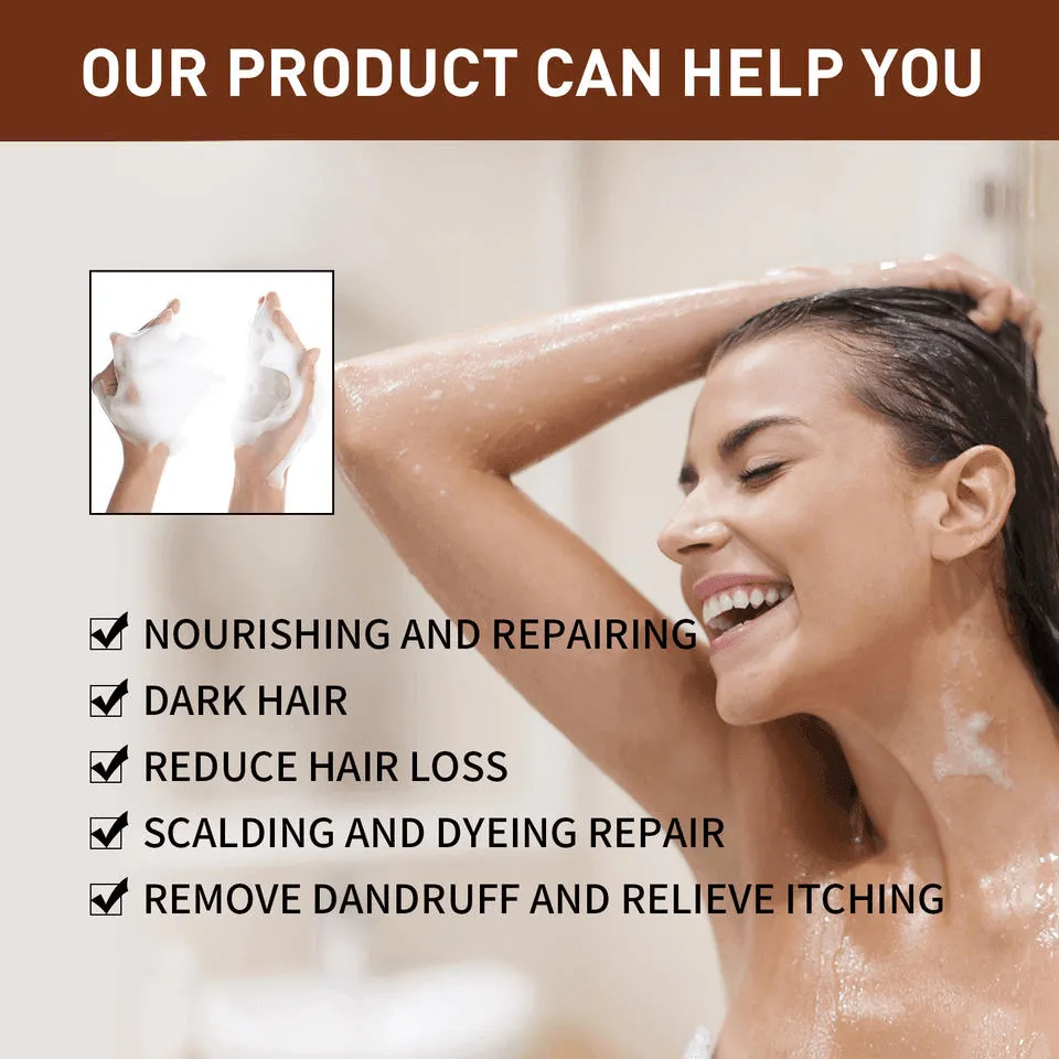 Jaysuing Natural Hair Darkening Shampoo Bar