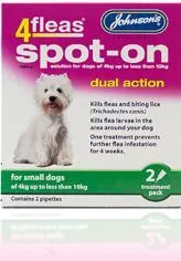 Johnson's 4Fleas Spot-On For Dogs (Varieties)