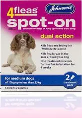 Johnson's 4Fleas Spot-On For Dogs (Varieties)