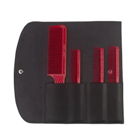 JRL Barber Comb Set   Free Leather Bag