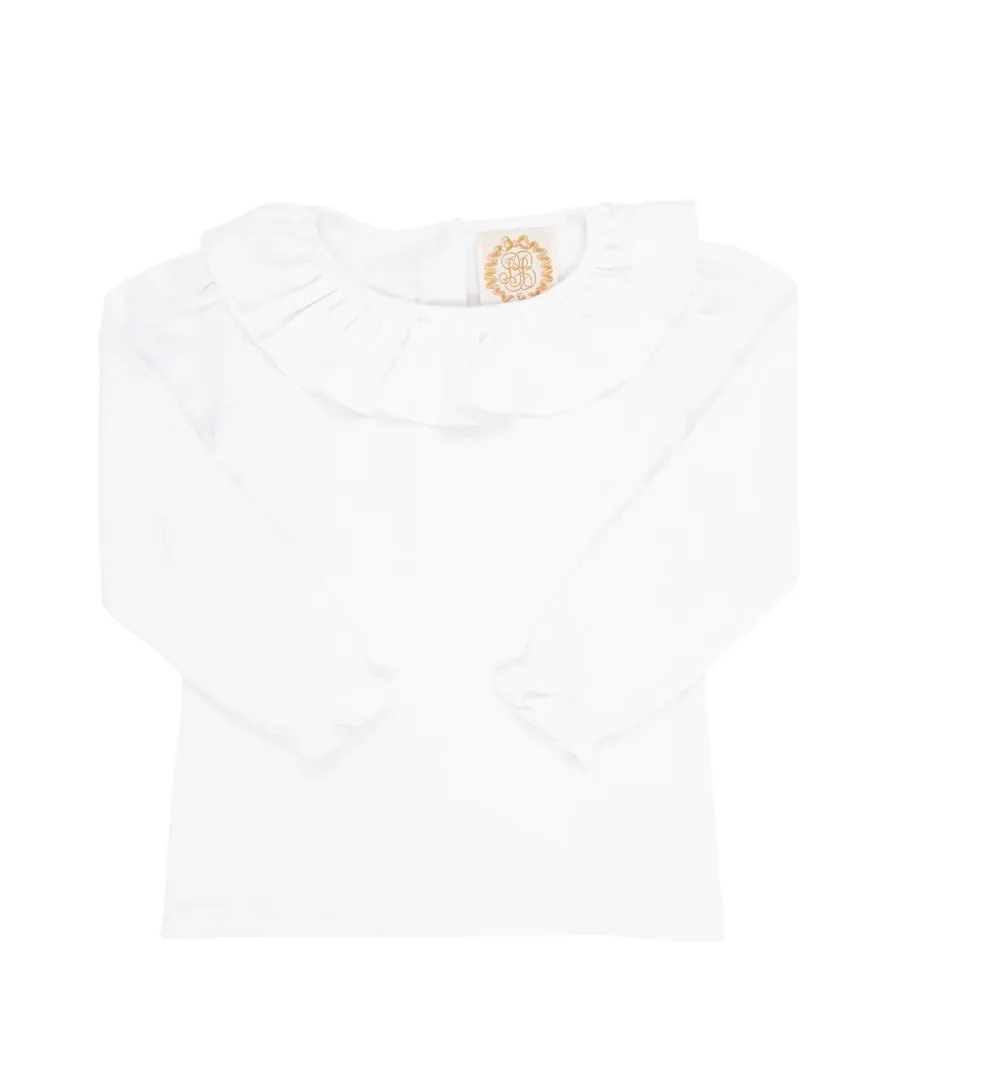 Long Sleeve Ramona Ruffle Collar Shirt & Onesie