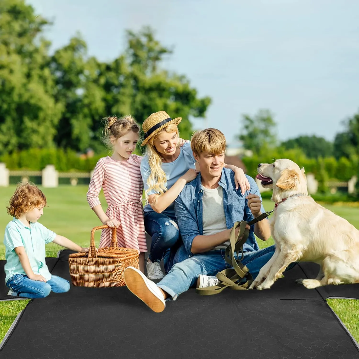 Mancro Dog Car Seat Cover for Back Seat, Waterproof Car Seat Protector for Dogs with Side Flaps, Scratchproof Car Seat Cover, Dog Hammock with Nonslip Bottom for SUVs, Standard(54 W x 55 L)