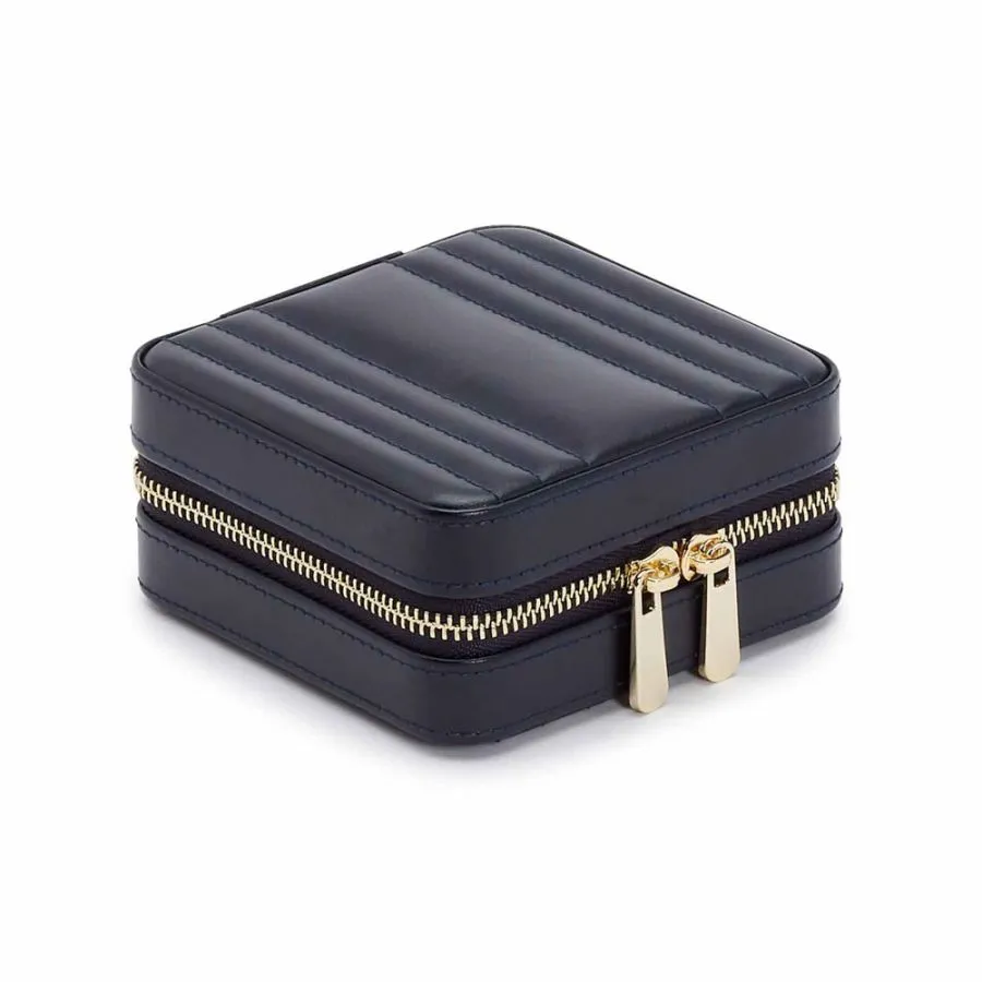 Maria Small Zip Case in Navy