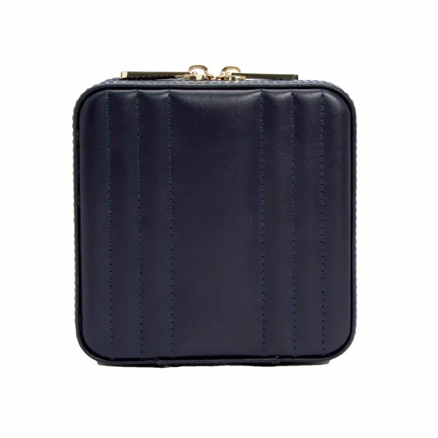 Maria Small Zip Case in Navy