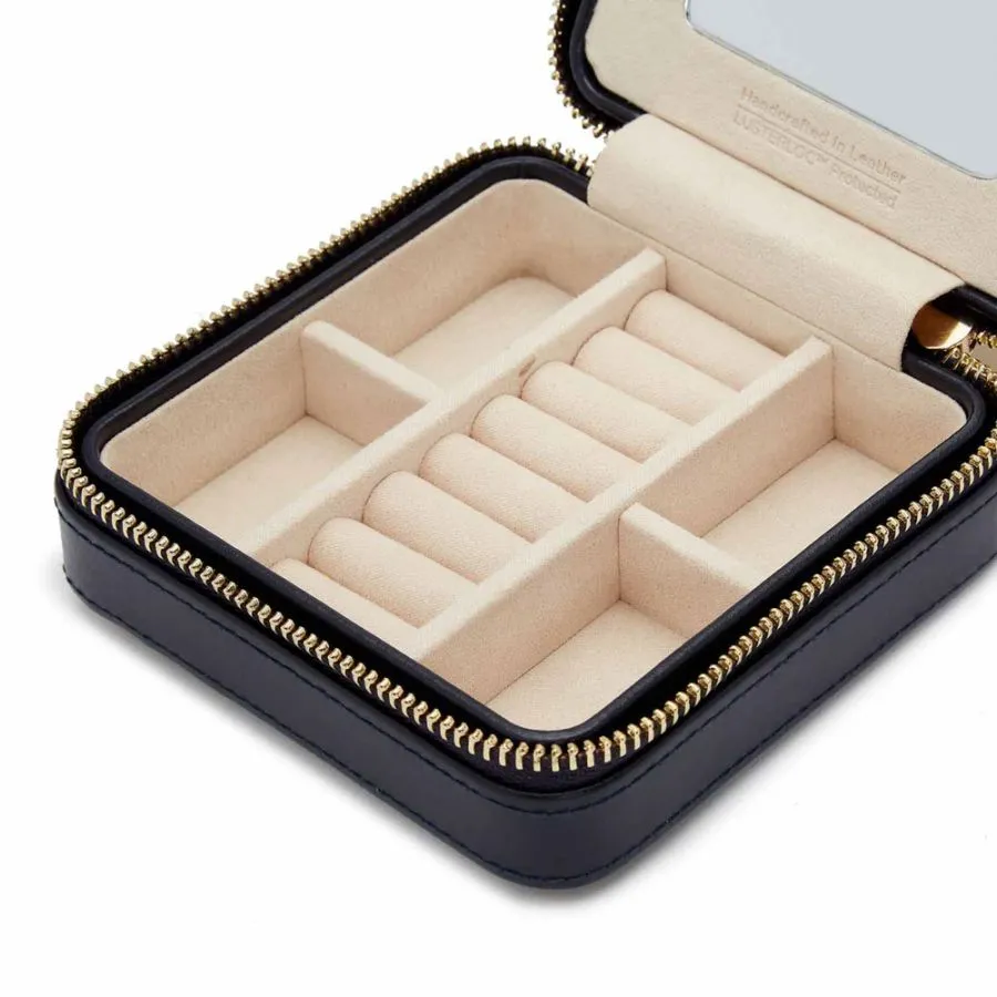 Maria Small Zip Case in Navy