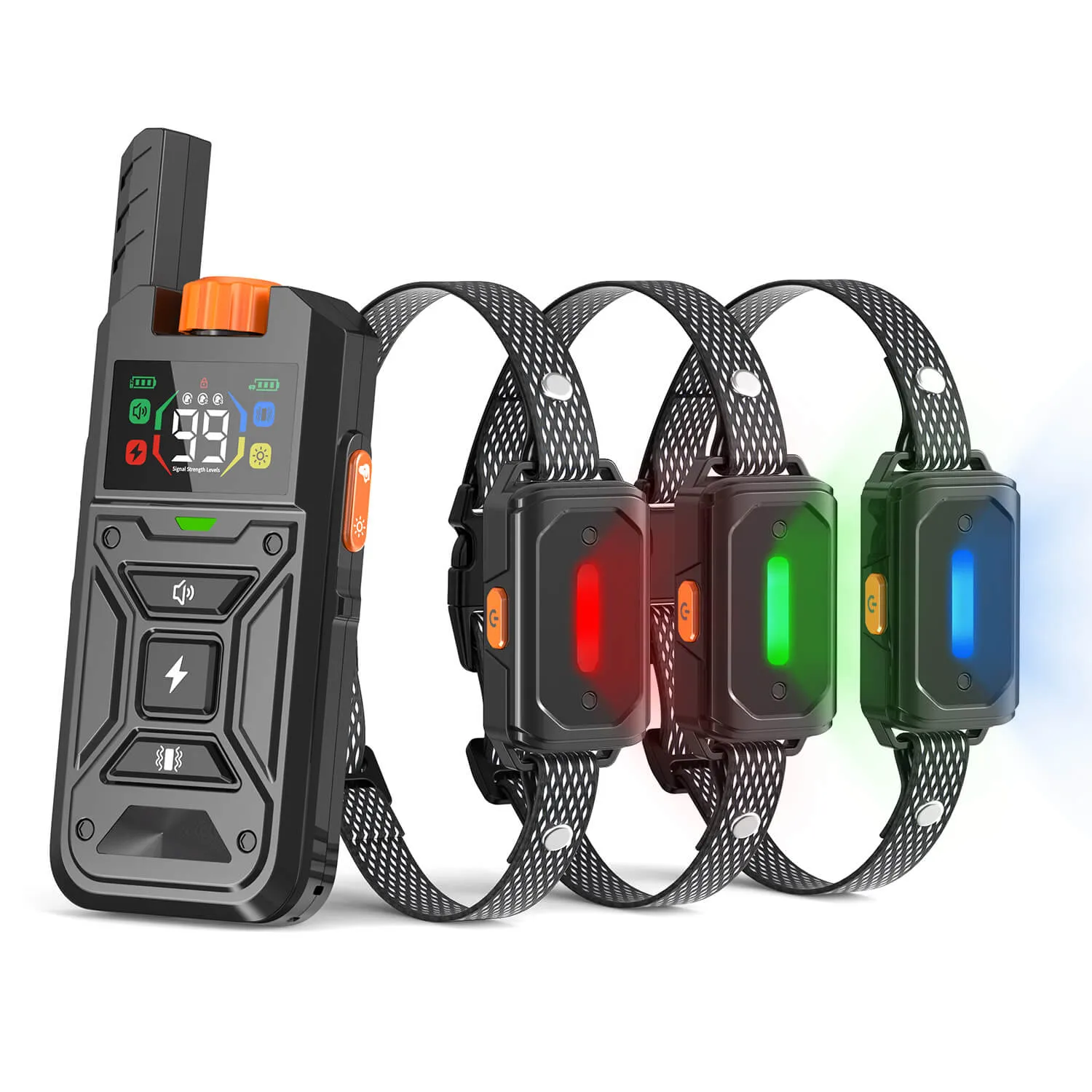 Masbrill Dog Shock Collar 2600FT with LED Light for Night Walks -TZ943