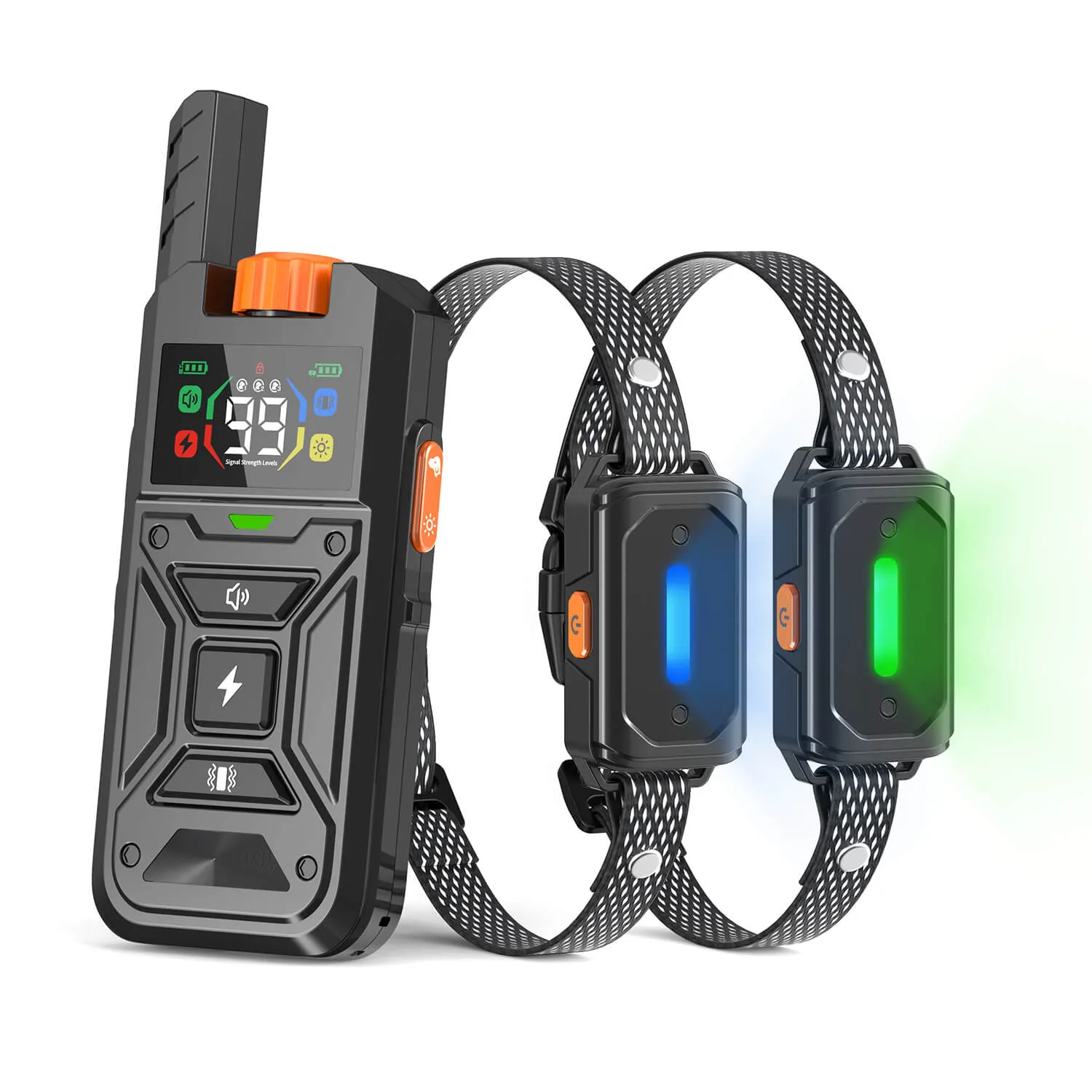 Masbrill Dog Shock Collar 2600FT with LED Light for Night Walks -TZ943