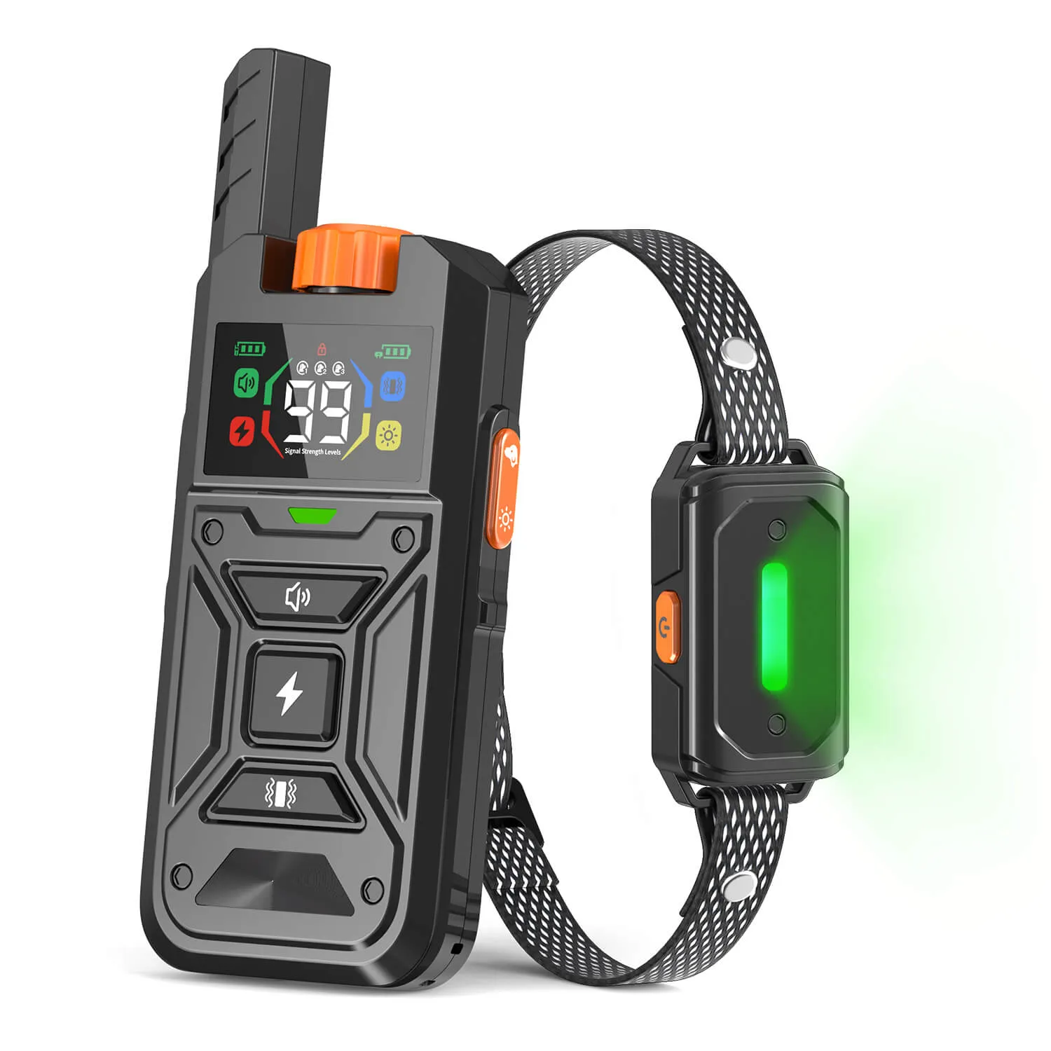 Masbrill Dog Shock Collar 2600FT with LED Light for Night Walks -TZ943