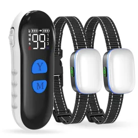 MASBRILL Dog Training Collar with Remote - Dog Shock Collar for Large Small Medium Dogs with 2600FT Remote, Rechargeable Dog Bark Collar with Beep/Vibration/Shock Modes, Security Lock, Rainproof