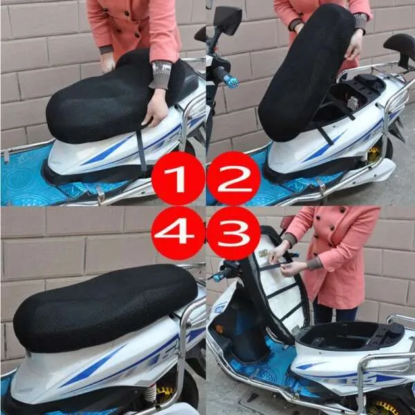 MotoEase - Mesh cover for motorcycle seat
