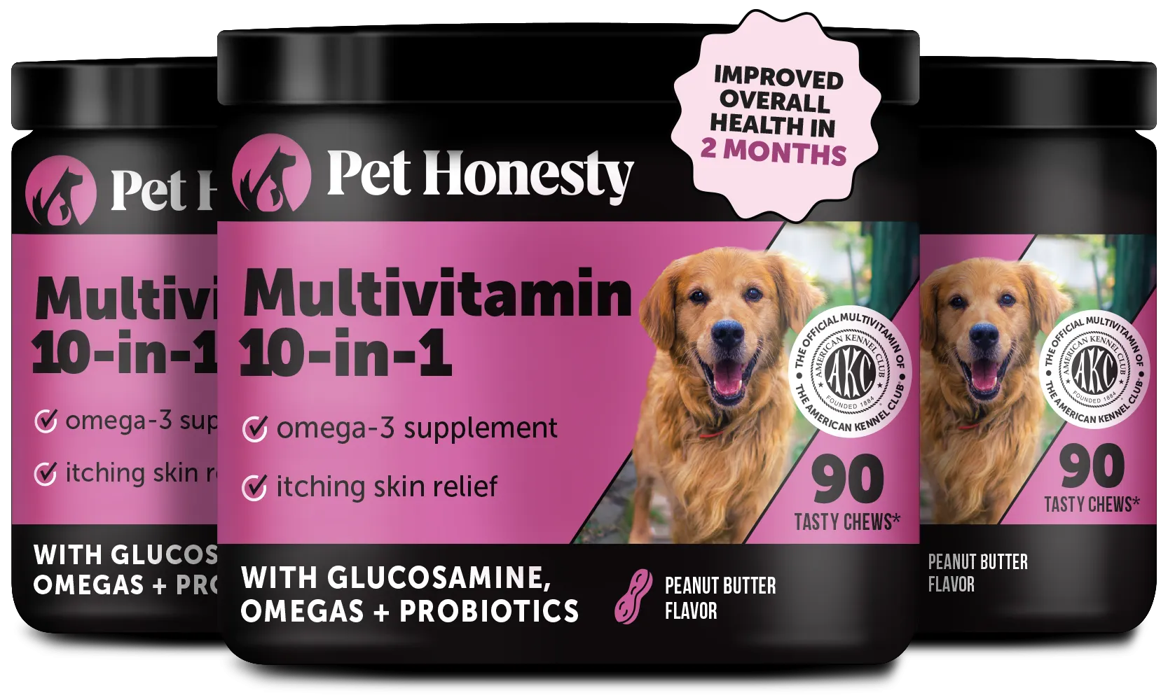 Multivitamin 10-in-1 3-Pack (Peanut Butter Flavor)