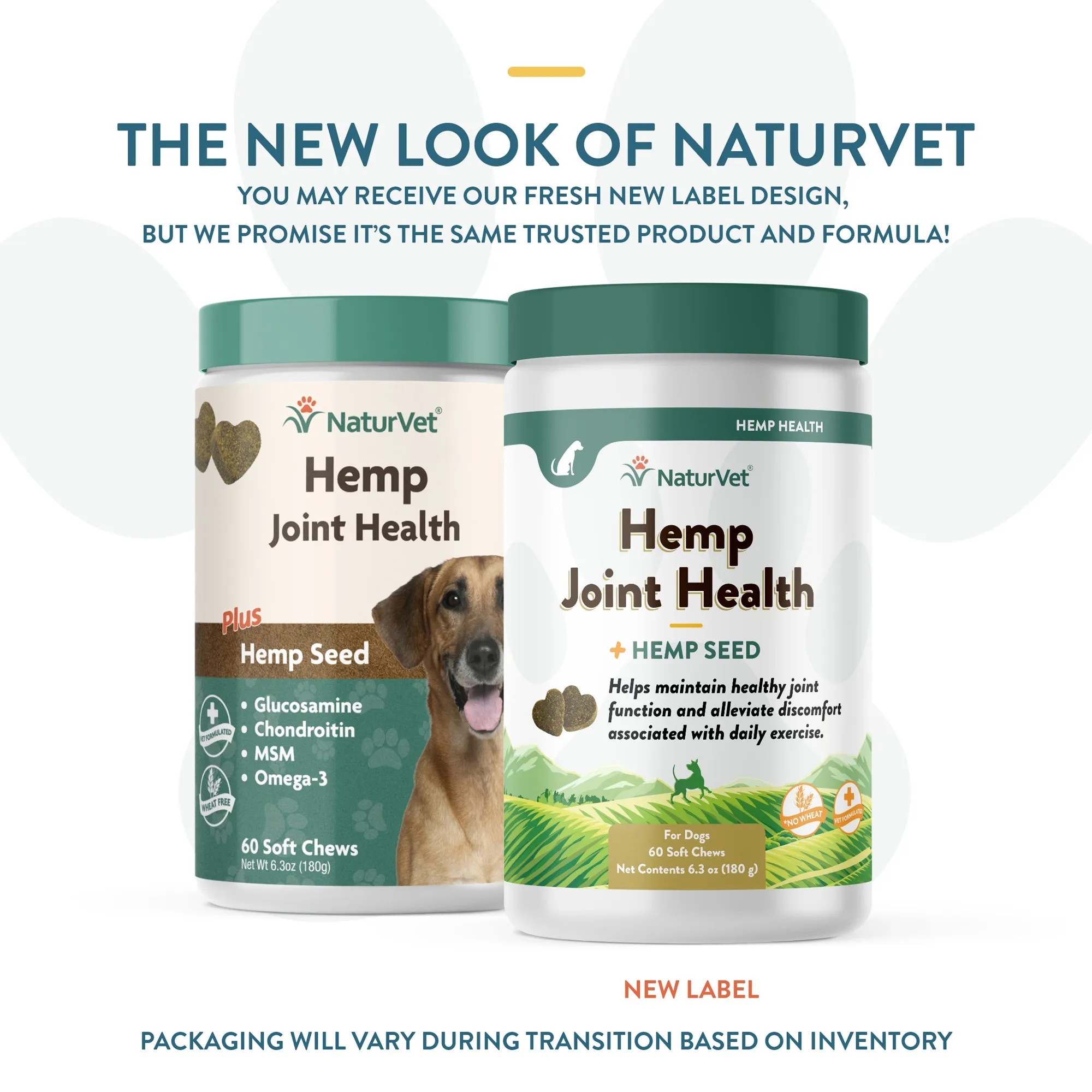 NaturVet Hemp Soft Chew Hip and Joint Supplement for Dogs