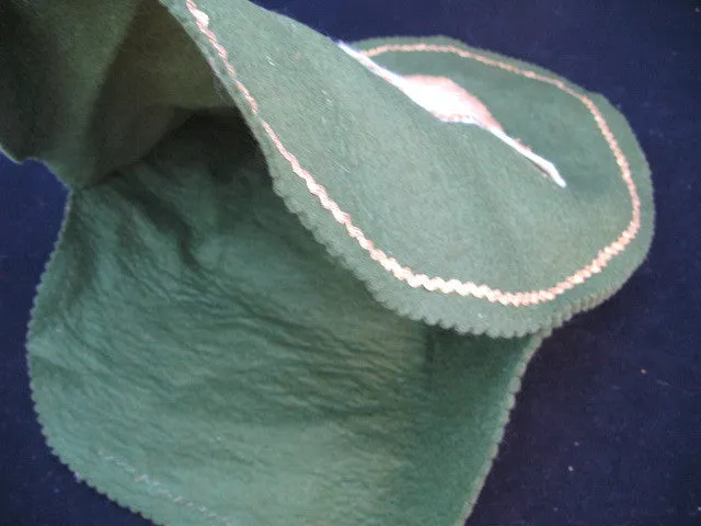 NEW CHRISTMAS Holiday Olive Green SANTA CLAUS TOILET SEAT Fabric COVER 2-Sided