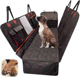 🐶NEW Dog Seat Cover for Back Seat with Mesh, Waterproof Dog Hammock Scratch proof Pet Seat Covers with 4 Bag _mkpt4