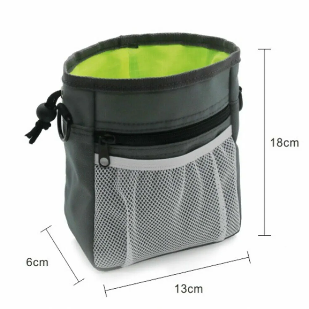 New Dog Training Treat Pouch Bag Pet Waist Bum Bags Belt Snack Treats Walking UK