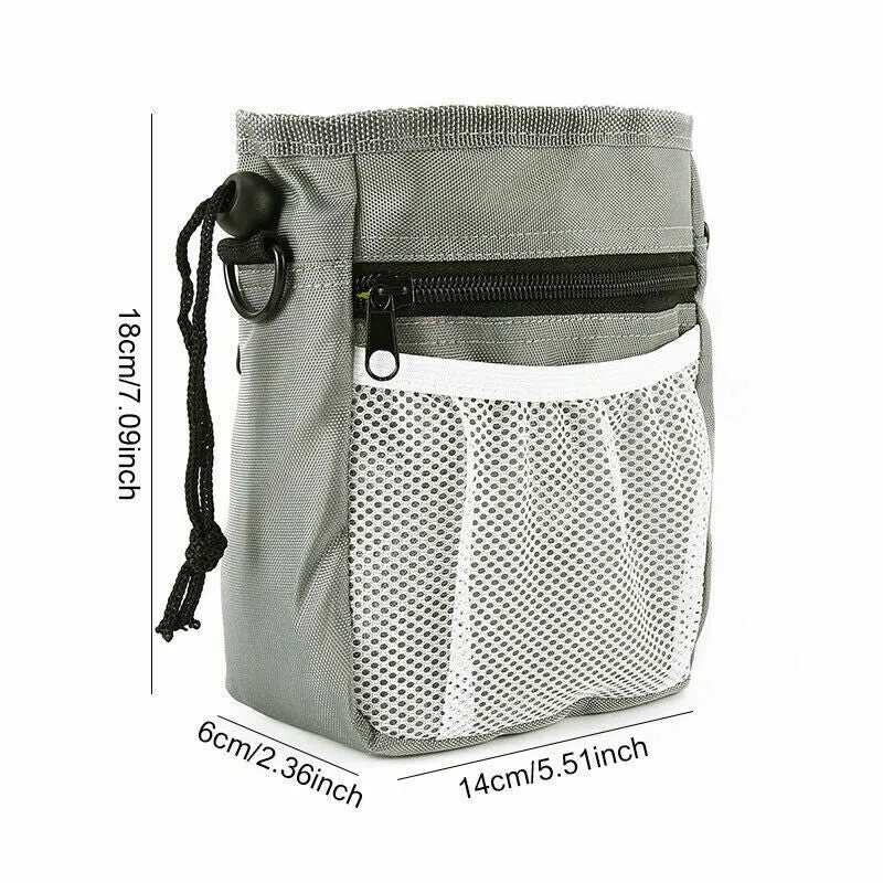 New Dog Training Treat Pouch Bag Pet Waist Bum Bags Belt Snack Treats Walking UK