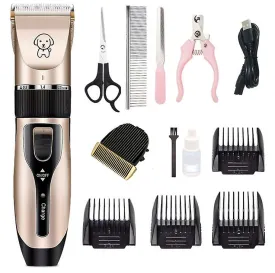 Package 3 Professional fur trimmer for pets electric clippers hair clipper AZ16090